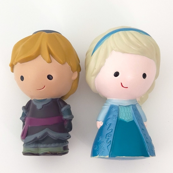 Disney Frozen Doll & Bath Toy Figures Set (Lot of 3)- Elsa & Prince Kristoff - Picture 4 of 5